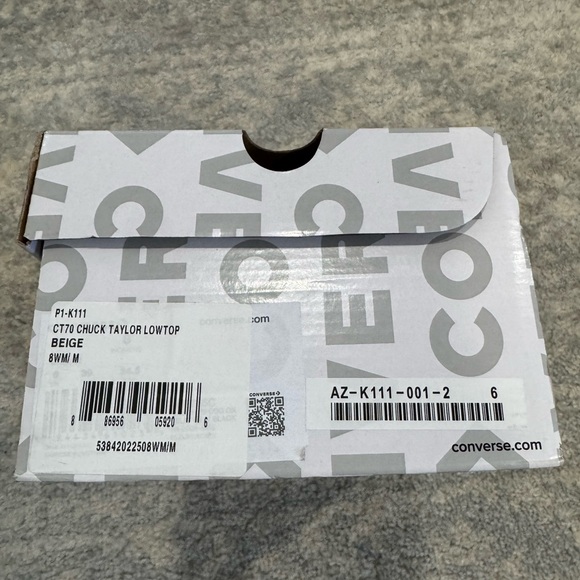 Chuck Taylor Comme de Garcons, NWT, size 8 women’s - Picture 7 of 7